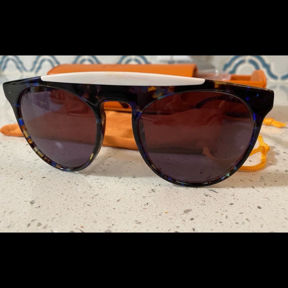 Smoke & Mirrors - Atomic Blue Glam Sunglasses